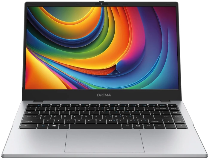 Ноутбук Digma EVE P4851 N200 8ГБ SSD 256ГБ Intel UHD Graphics 14" IPS FHD Windows 11 Professional серебристый 5900mAh (DN14N2-8CXW01)