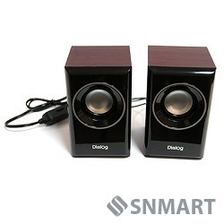 Dialog Stride AST-15UP CHERRY - акустические колонки 2.0, 6W RMS, вишневые, питание от USB