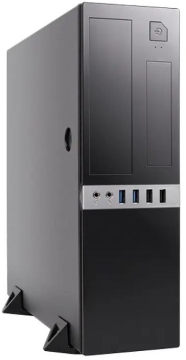 Корпус Foxline FL-203-TFX300S черный 300W mATX 2xUSB2.0 2xUSB3.0 audio