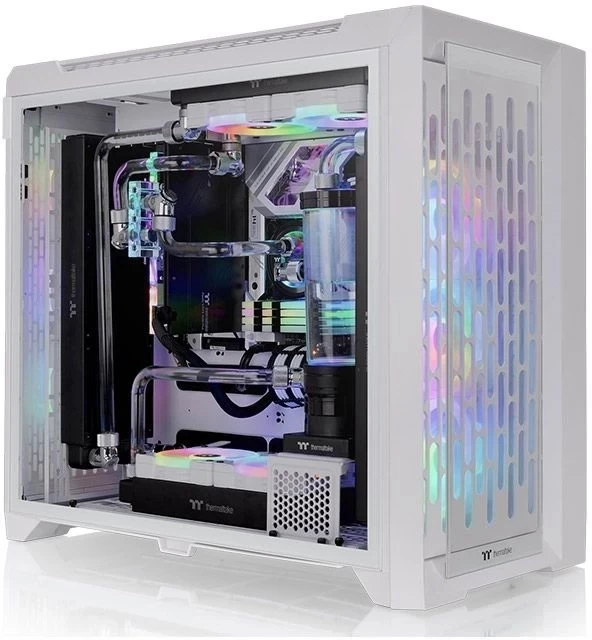 Компьютерный корпус Thermaltake CTE C750 TG ARGB белый без БП ATX