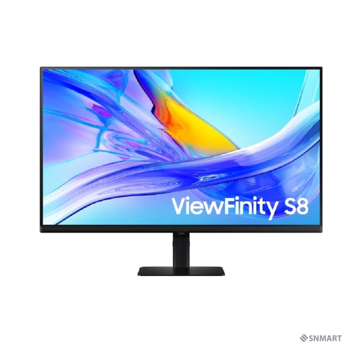LCD Samsung 31.5" S32D804UAI черный [VA 3840x2160 60Hz 5ms 350cd HDMI DisplayPort 3xUSB3.0 USB-C RJ-45 HAS Pivot Internal Vesa]