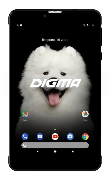 Планшет Digma CITI 7586 3G MT8321 (1.3) 4C RAM1Gb ROM16Gb 7" IPS 1024x600 2Sim Android 8.1 черный 2Mpix 0.3Mpix BT GPS WiFi Touch microSD 64Gb minUSB 2000mAh