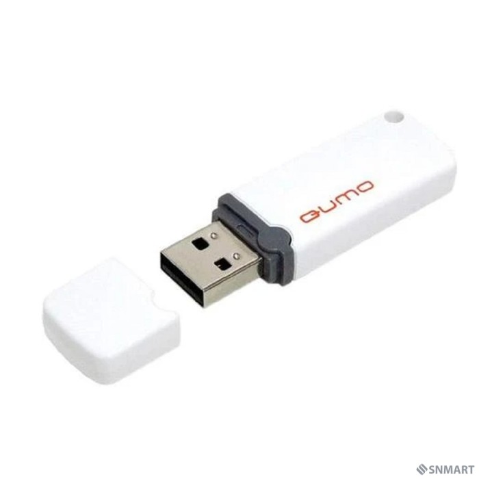 USB 2.0 QUMO 16GB Optiva 02 White [QM16GUD-OP2-white]