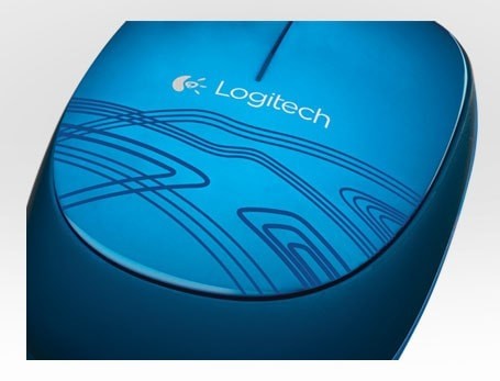 Мышь Logitech M105 синий/темно-синий оптическая (1000dpi) USB для ноутбука (2but)