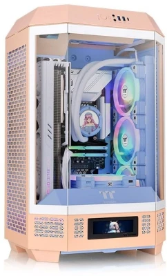 Компьютерный корпус Thermaltake The Tower 300 PEACH FUZZ без БП miniITX