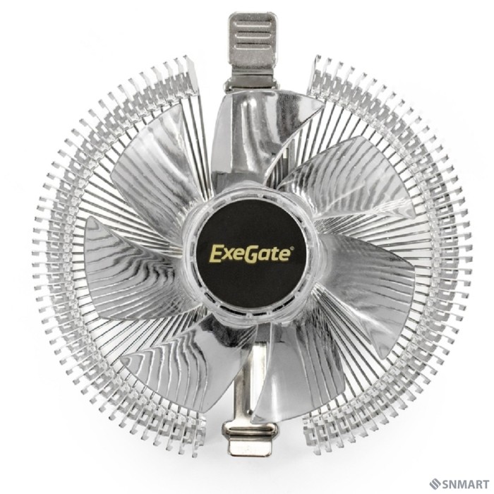 Exegate EX286226RUS Кулер ExeGate Wizard EE91-PWM.RED (Al, LGA775/1150/1151/1155/1156/1200/1700/1851/AM2/AM2+/AM3/AM3+/AM4/AM5/FM1/FM2/754/939/940, TDP 75W, Fan 90mm, PWM, 800-2400RPM, Hydro bearing,