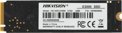 Накопитель SSD Hikvision 512 ГБ Hiksemi E3000 M.2 PCIe 3.0 x4 (HS-SSD-E3000/512G)