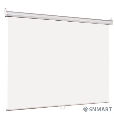 Lumien Eco Picture [LEP-100108] Настенный экран  180х180см (рабочая область 174х174 см) Matte White восьмигранный корпус, возможность потолочн./настенного крепления, уровень в комплекте, 1:1 (треуголь