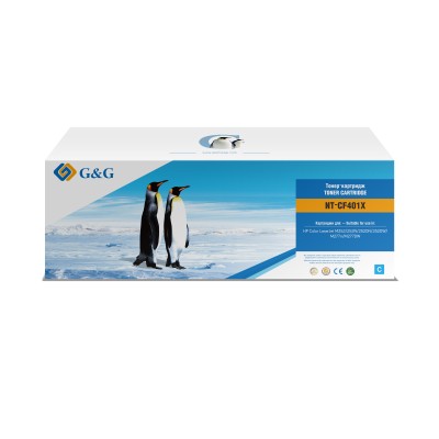 Картридж лазерный G&amp;G NT-CF401X голубой (2300стр.) для HP &quot; HP Color LaserJet M252/252N/252DN/252DW/M277n/M277DW&quot;