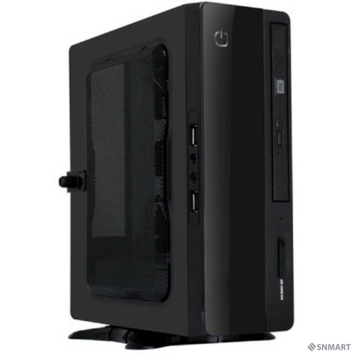 EQ101BK PM-200ATX  U3.0*2AXXX  Slim Case  (PSU Powerman) [6117414]