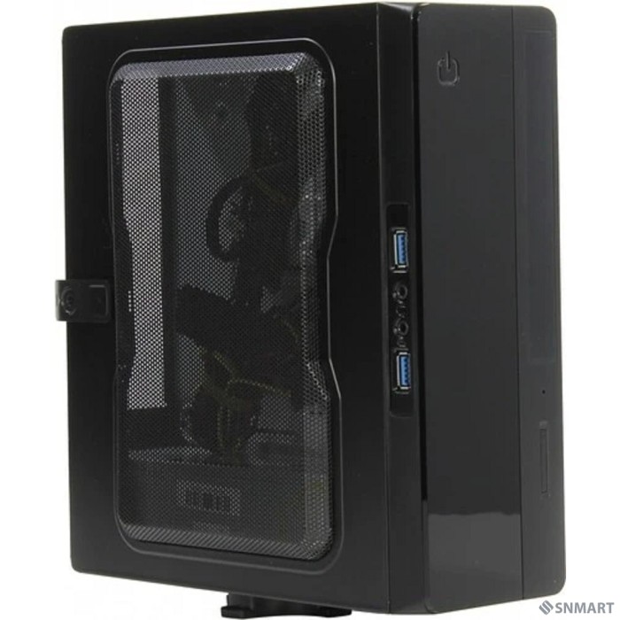EQ101BK PM-200ATX  U3.0*2AXXX  Slim Case  (PSU Powerman) [6117414]