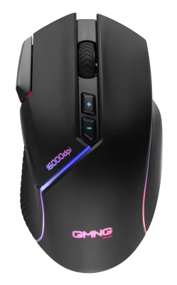 Мышь GMNG XM001 черный оптическая (16000dpi) беспроводная USB/USB-C (8but)