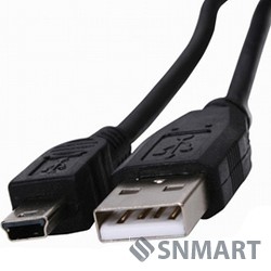 Rexant (18-1131-2) Кабель USB-A  -  mini USB, 1А, 0,2м, ПВХ, черный