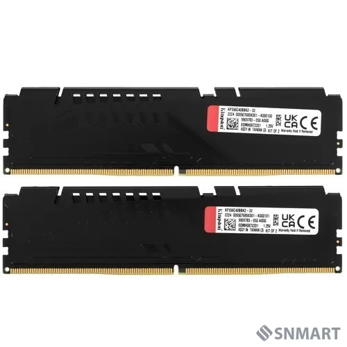 Kingston DDR5 32GB Kit (2x16Gb) 5600 MT/s CL40 KF556C40BBK2-32