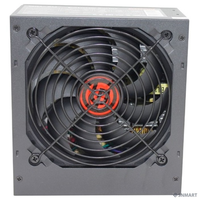 Ginzzu CB600 12CM black,24+4p,2 PCI-E(6+2), 4*SATA,3*IDE,оплетка MB, кабель питания