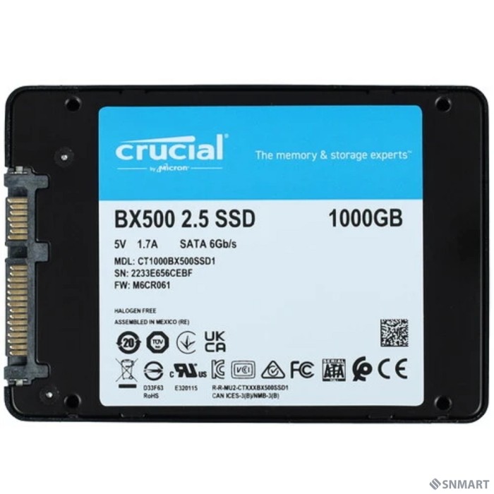Crucial SSD BX500 1TB CT1000BX500SSD1 [SATA3]