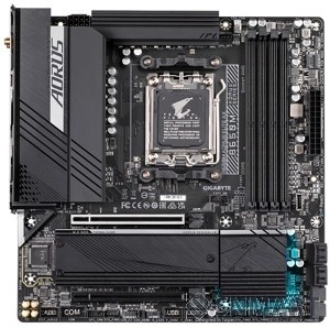 Gigabyte B650M AORUS ELITE AX [Socket AM5, AMD B650, 4xDDR5-5200, HDMI+DP, 2xPCI-Ex16, 4xSATA3(RAID 0/1/10), 2xM.2, 8 Ch Audio, 2.5GLan, WiFi, (4+4)xUSB2.0, (7+2)xUSB3.2, (1+1)xUSB3.2 Type-C™, mATX]