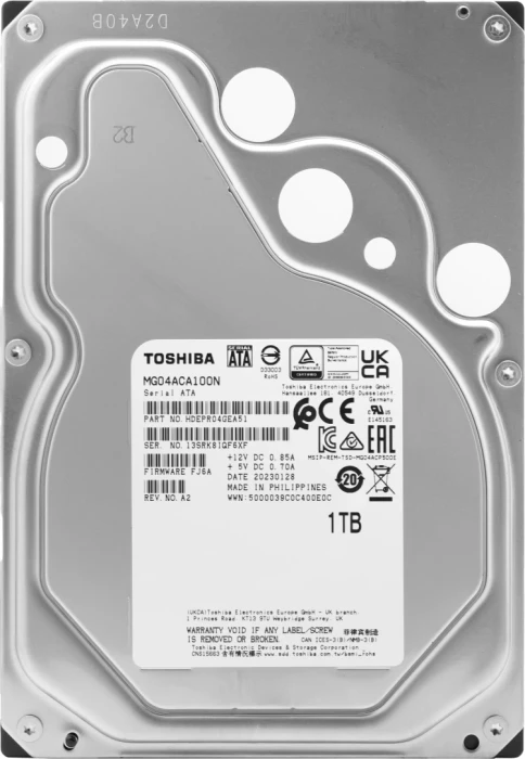 Жесткий диск (HDD) Toshiba Enterprise Capacity 1 ТБ (MG04ACA100N)