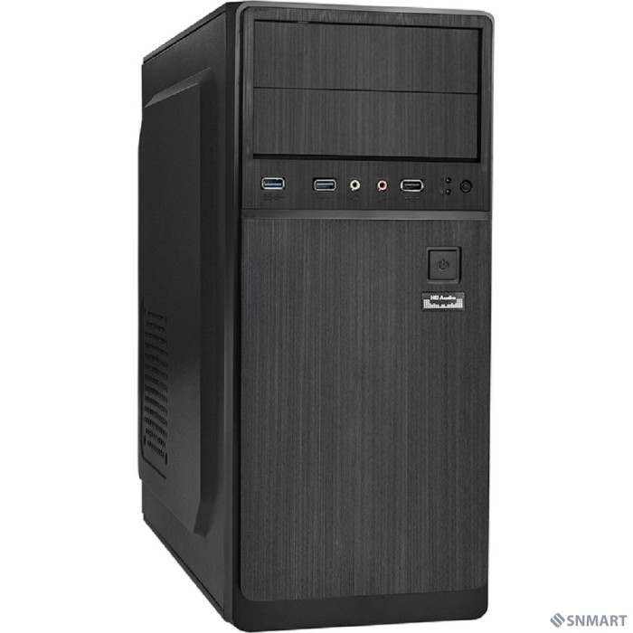 Exegate EX287140RUS Корпус Miditower ExeGate XP-402U2 (ATX, без БП, 1*USB+2*USB3.0, аудио, черный)