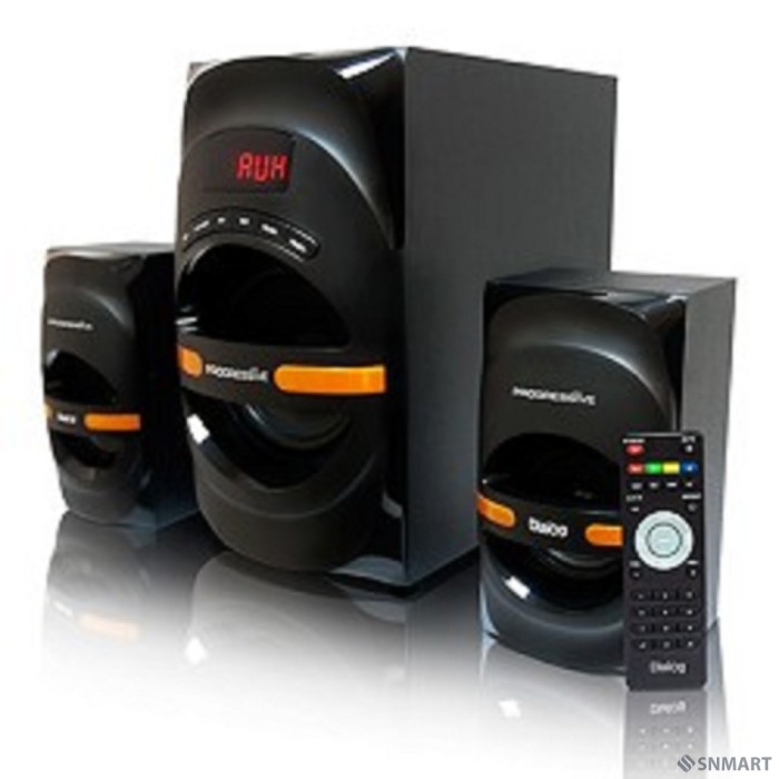 Dialog Progressive AP-210B BLACK [2.1, 30W+2*15W RMS, Bluetooth, USB+SD reader]