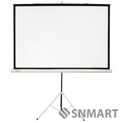 Экран Cactus Triscreen CS-PST-180X180 180х180см 1:1 напольный белый