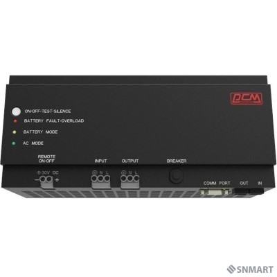 PowerCom DRU-850 ИБП [OffLine, 850VA/510W, крепление на DIN-рейку] (1114019)