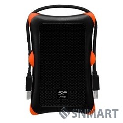 Silicon Power Portable HDD 2Tb Armor A30 SP020TBPHDA30S3K [USB3.0, 2.5", Shockproof, black]