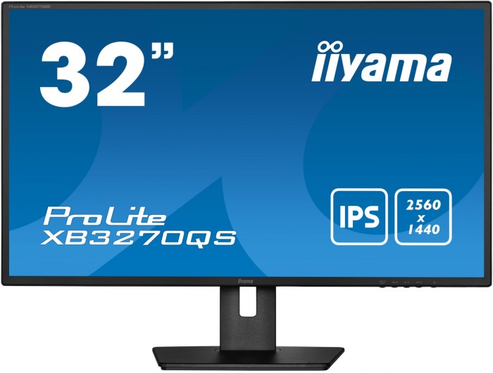 Монитор Iiyama 31.5" ProLite XB3270QS-B5 IPS WQ 60Гц черный (XB3270QS-B5)