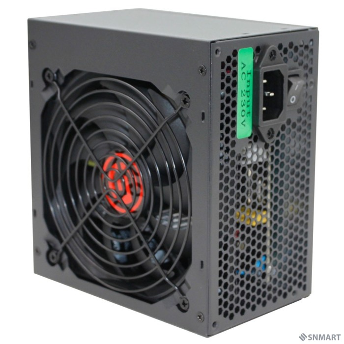 Ginzzu CB700 12CM black,24+4p,2 PCI-E(6+2), 6*SATA, 3*IDE,оплетка MB, кабель питания