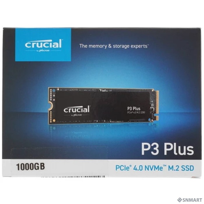 Crucial SSD 1000GB P3 Plus CT1000P3PSSD8 M.2 2280 PCIe NVMe 4.0 x4