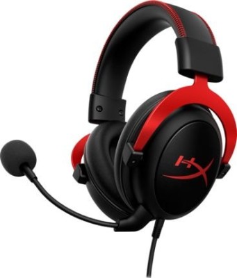 Наушники с микрофоном HyperX Cloud II черный/красный 1м мониторные оголовье (4P5M0AA)