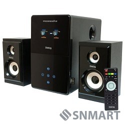 Dialog Progressive AP-220 BLACK [2.1, 30W+2*12W RMS, USB+SD reader]