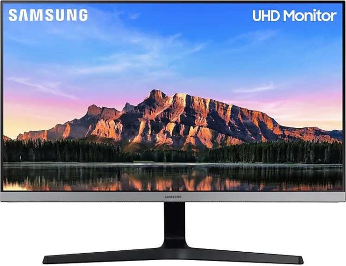Монитор Samsung 28" U28R550UQI IPS 4K 60Гц темно-серый (LU28R550UQIXCI)