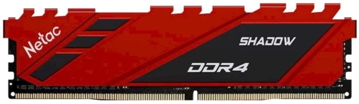 Оперативная память DDR4 Netac Shadow 8 ГБ 3600MHz (NTSDD4P36SP-08R)