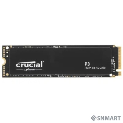 SSD 2Tb Crucial P3 3D NAND M2 PCIe NVMe R3500Mb/s W3000MB/s CT2000P3SSD8