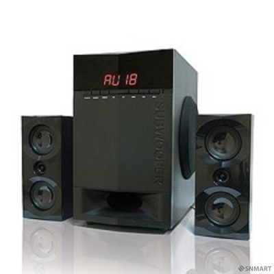 Dialog Progressive AP-230 BLACK [акустические колонки 2.1, 35W+2*15W RMS, Bluetooth, USB+SD reader]