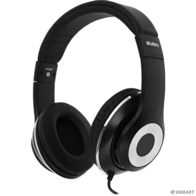 SVEN AP-930M черный-серебро [Разъем 3,5 мм, Поддержка функций управления плеером, Поддержка функции hands-free, Микрофон на кабеле, Улучшенная система передачи звука]