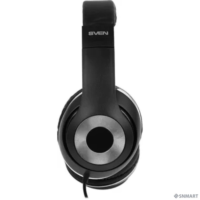 SVEN AP-930M черный-серебро [Разъем 3,5 мм, Поддержка функций управления плеером, Поддержка функции hands-free, Микрофон на кабеле, Улучшенная система передачи звука]